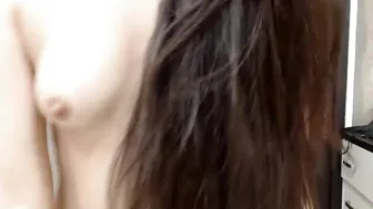 yaseminyui Slim blonde beauty poses in underwear