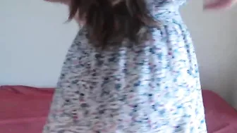 lily_jake Busty hottie caresses shaved pussy