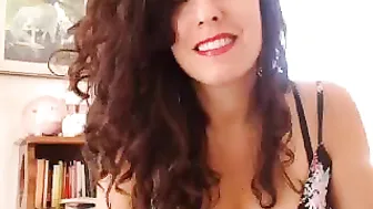 evabelle Girl with a beautiful body performs a striptease