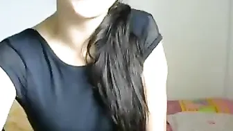 andreatheparadise caresses her ass