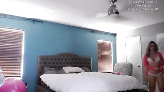 texas_blonde White-haired slut fucks with phallus