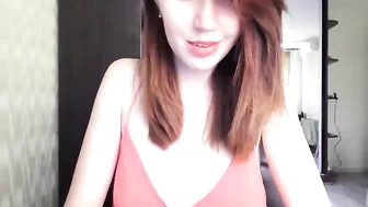 zoey_woods Fluffy nipple jumps on strap-on