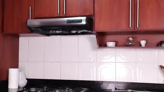 sexylittleval Busty slut caresses shaved pussy