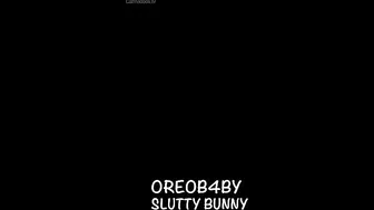 OreoB4by2 Depraved model caresses sex sponge