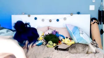 kati3kat and kitten The female is crustaceans and fucked in pussy