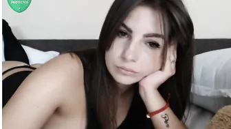 SWAROWSKAYA Sexy slut licks erotically finger