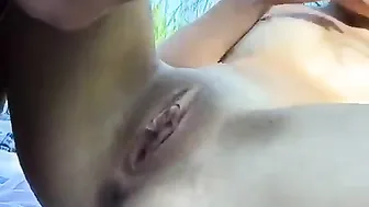 SEX-THREESOME cute bitch showed pink pussy