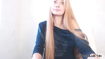 CassieCageX Blonde with tattoo caresses huge boobs
