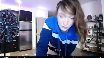snugglepunk Blonde harlot caresses boobs