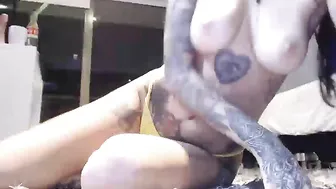 petitemarie Bitch in stockings gets squirt