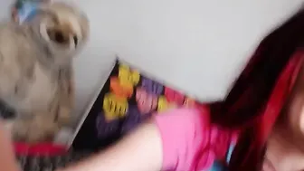babeariel Graceful devil cute consoles herself