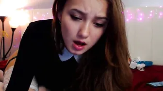 littlewetgirl and a spray of pleasure
