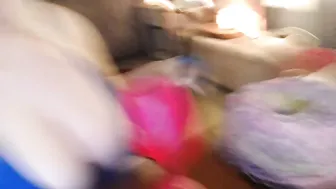 xo_morgan caresses his tits