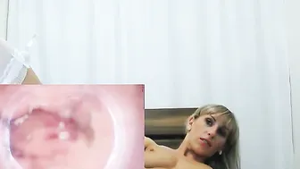 Lenaweb Cute chick jerking her pussy with a phallus