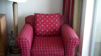 CandieCane slender chick jerks off