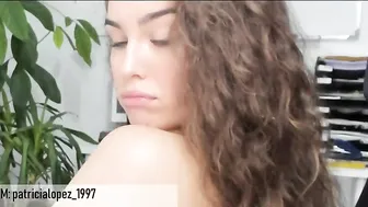 spanishcouple Attractive bitch kneads juicy milking