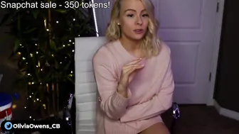 oliviaowens bitch undresses erotically