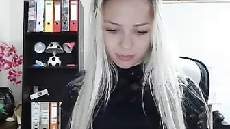 PureDoll Hot bitch sucks dildos