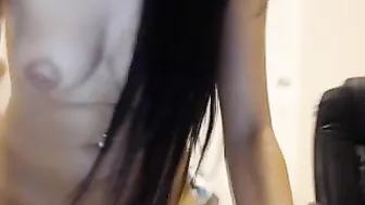 Sarah Appetizing nipple presses shaved holes