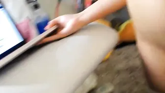 ButteryBubbleButt Slutty confidant gently masturbates pussy