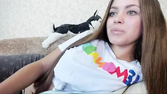 priscillamoon The stubborn stranger rubs himself with oil