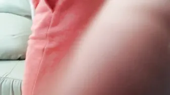 lusycandy Blonde harlot caresses boobs