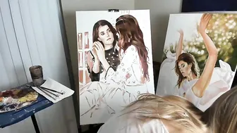 cutiepainter Cute Passion Masturbates Shaved Holes