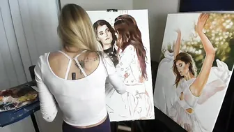 cutiepainter Cute Passion Masturbates Shaved Holes