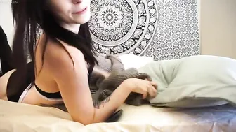 Eeeveee Exquisite chick shows off big boobs