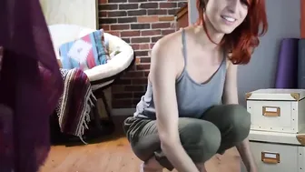 LIZMREOWS Cute confused lustfully communicates in fries
