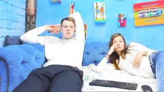 urnaughtyfoxes Redhead sweats stroking wet pussy