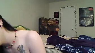 sexy_aymee caresses his magnificent body