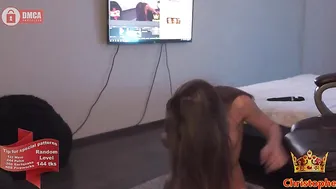 cherry_lady Fascinating skin strips and pulls pussy