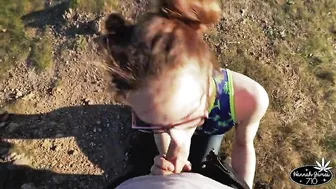 HannahJames710 puts his fingers in the ass