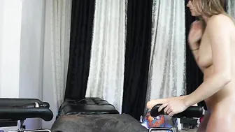 cherryflowerxxx Crazy babe having fun with a vibrator