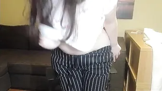 tittydreamm Adorable bitch riding a dildo