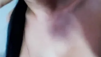 Amarulla Gorgeous teen showing off natural boobs