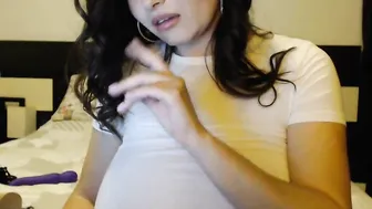 Busty_Ema playing with a vibrator
