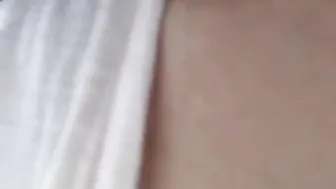 Selenity Slim confused gently squeezes vagina