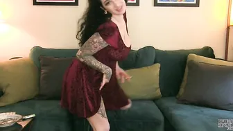 Arabelle Raphael The insistent babe caresses her charms