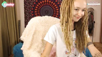 luckydread Naughty bitch delivers orgasm sex toys