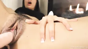 DelightfulHug Adorable bitch caresses big tits