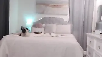 Queen_Bambi Black-haired slut takes a shower