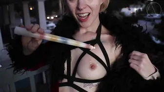 Anna Tyler Hurricane  cam girl  handles juicy penis scoundrel