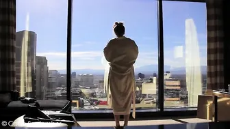 СеСеSерtеmbеr Black haired lady puts big tits