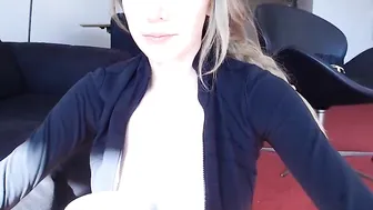 alexis Cute female fucks pussy with phallus