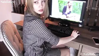NataliaGrey Cute lady gently massages pussy