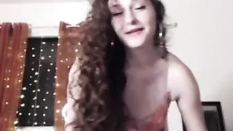 robyn___ Busty blonde caresses her  private e charm in  private e