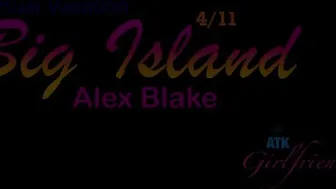 Alex Blake playing with dildo