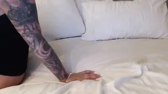 nattypink Black haired bitch sucks dick and fucks